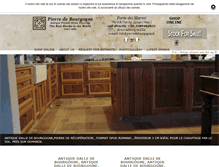 Tablet Screenshot of pierredebourgogne.com